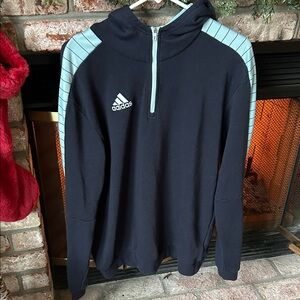 Adidas Men's Tiro Hoodie VIP‎ 1/4 Zip Pullover Sweatshirt Size M